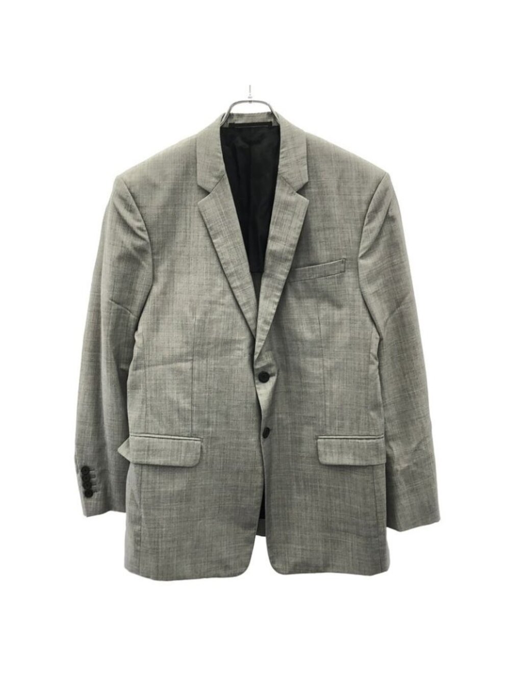 Prada Wool 2 B Tailored Jacket and Slacks Pants Set Suit Uae492 Gray 50